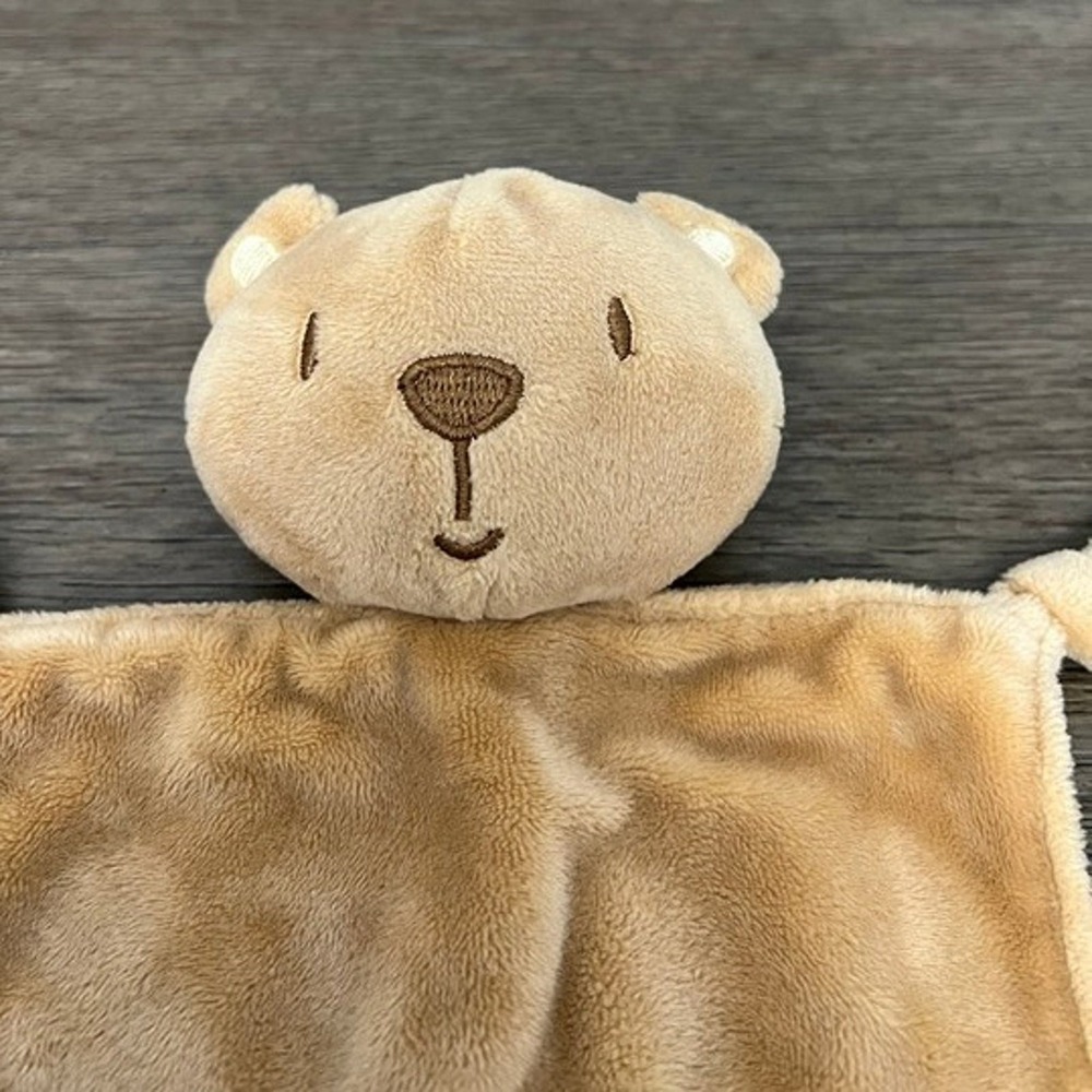 Barron's Educational Series Brown Teddy Bear Knotted Lovey Security Blanket